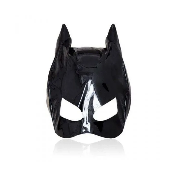 Maska Fetyszyczna Toyz4Lovers - Duża, Czarna Skórzana, Ekscytujący Design