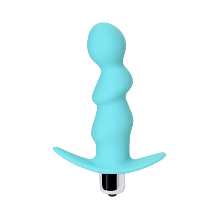 Wibrator analny ToDo Bland Mint, zakrzywiony, 12 cm długości, zasilany bateriami AG13