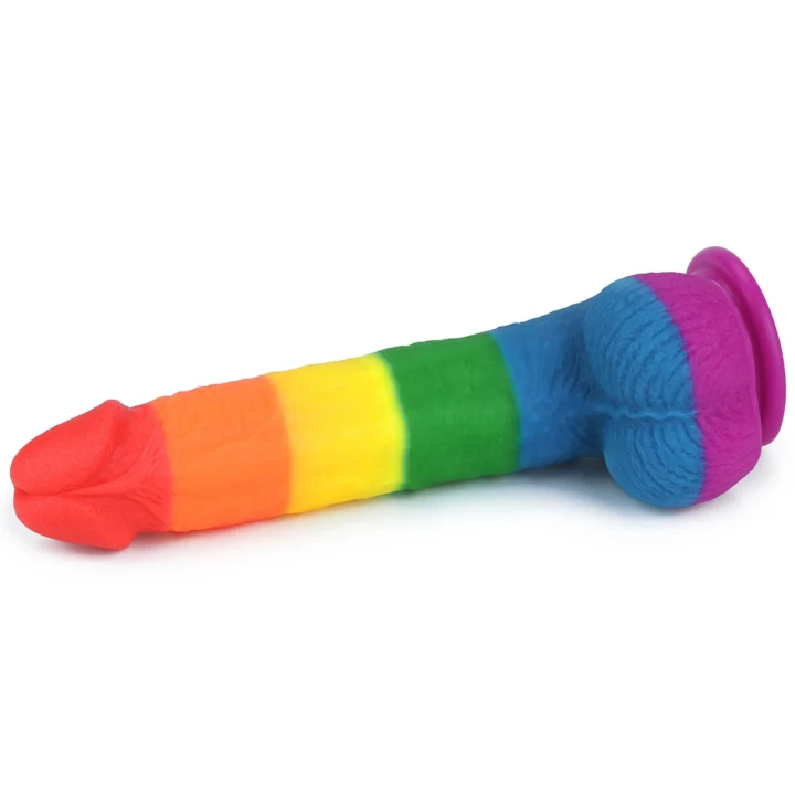 Dildo Prider 9'' - Platynowy silikon, 22,5 cm długości, ergonomiczny kształt