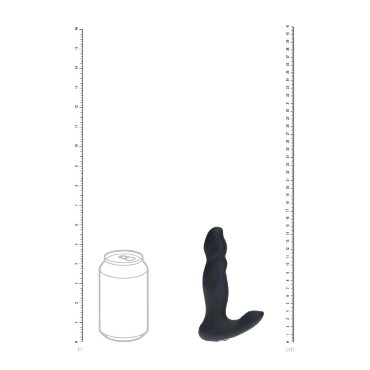 Masażer prostaty - Silikonowy, Wibracyjny, Ergonomiczny, 14,7 cm długości