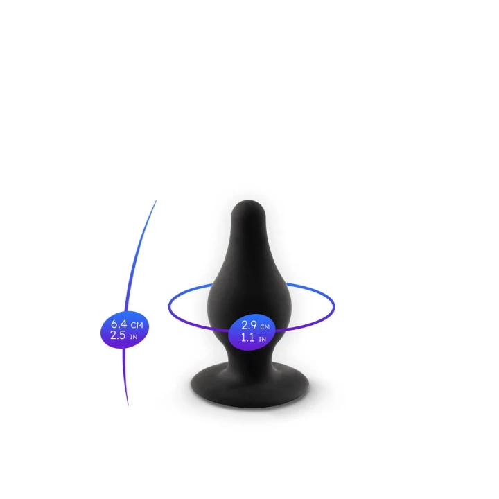 Wibrator SilexD Model 2 XS - 6,4 cm wysokości, 2,9 cm średnicy, silikon hipoalergiczny