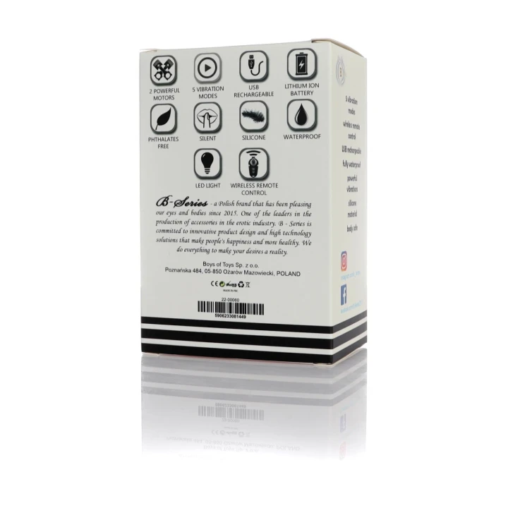 Masażer podwójny USB – 5 trybów wibracji, sterowanie zdalne, wodoodporny