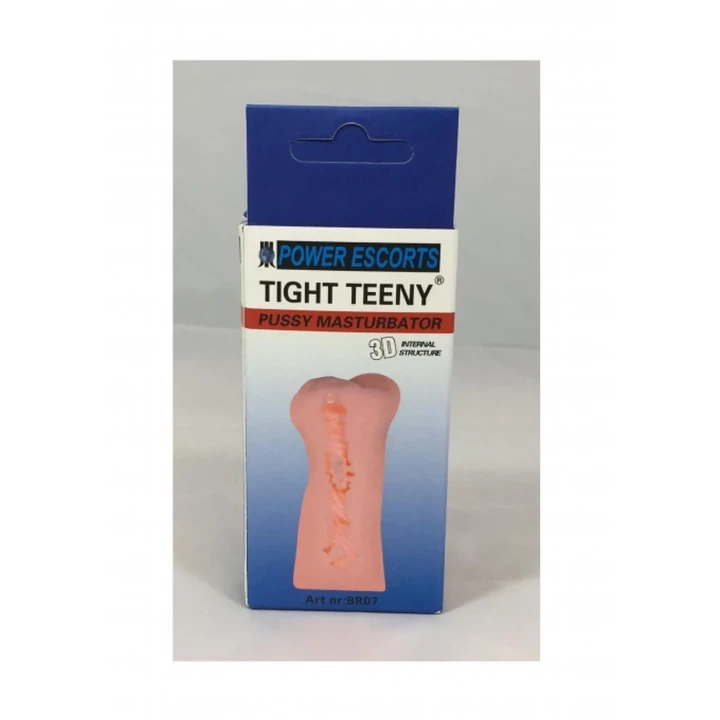 Masturbator TIGHT TEENY br07, 12 cm, super gładki, miękki, lekki (150 g)