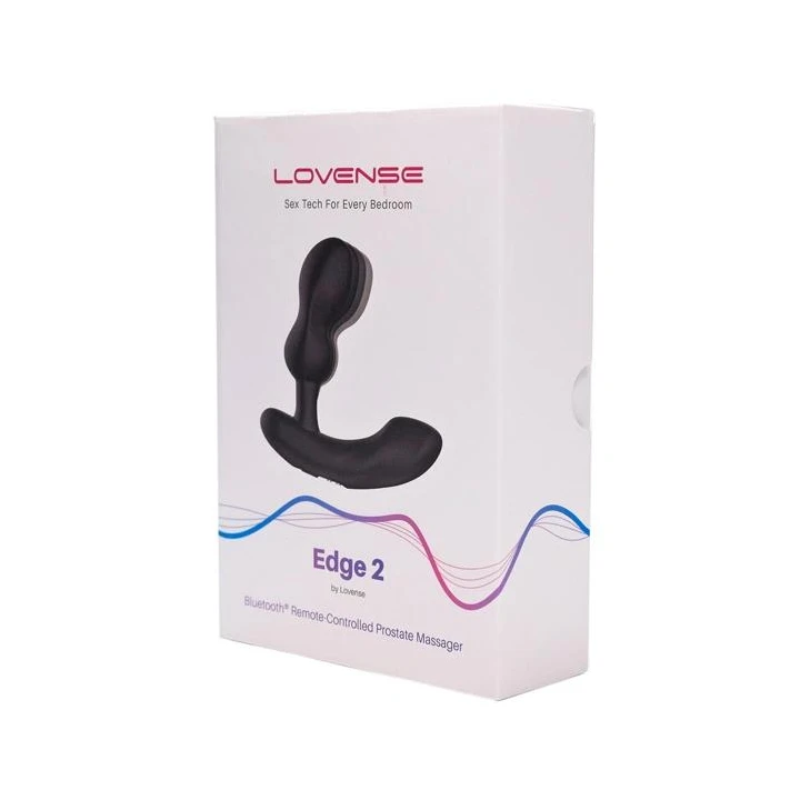 Masażer prostaty Lovense Edge 2, IPX7, Bluetooth, ergonomiczny kształt