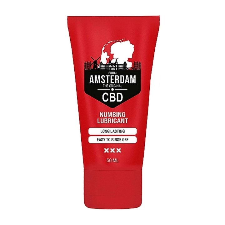 Lubrykant odrętwiający Original CBD from Amsterdam, na bazie wody, z CBD, 50 ml