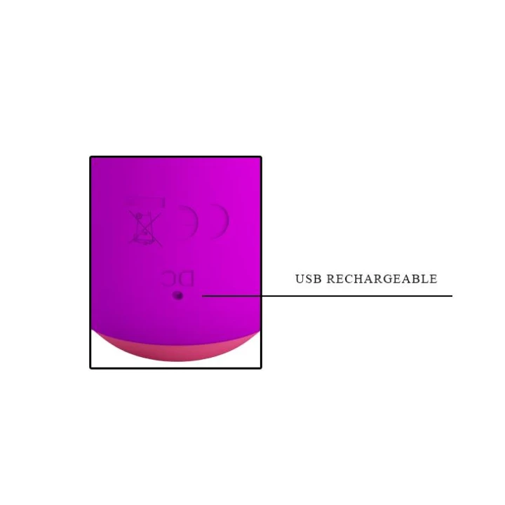 Wibrator silikonowy PRETTY LOVE ZACHARY, 12 funkcji wibracji, elastyczny i formowalny