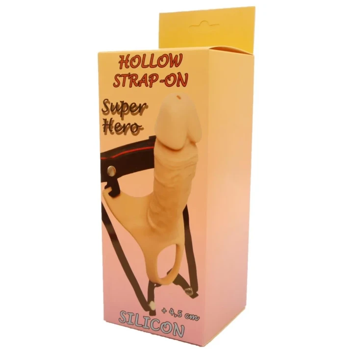 Proteza Silikonowa Strap-on, Ultra Realistyczna, 4,5 cm Dodatkowej Długości