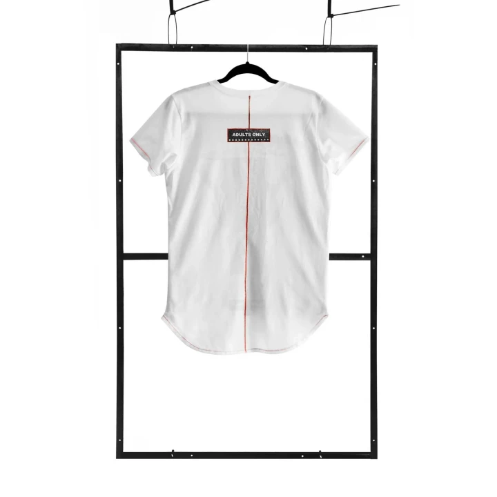 Koszulka męska DEMONIQ MEN, 100% bawełna, artystyczny nadruk, styl fashion