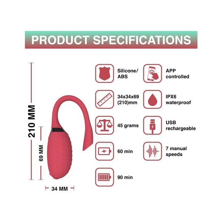 Wibrator kieszonkowy Magic Motion - Silny silnik, 7 wzorów wibracji, USB