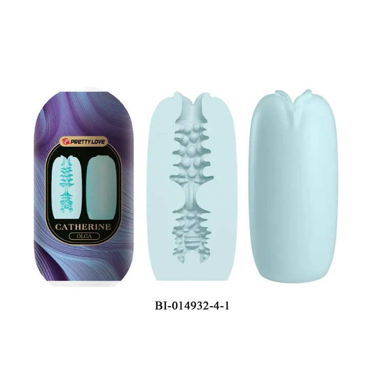 Rękaw masujący TPR ABS PRETTY LOVE - Catherine OLGA z 3 unikalnymi tunelami