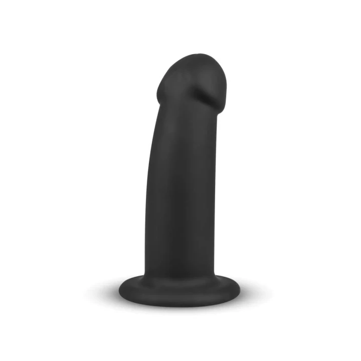Dildo NO-PARTS Charlie 14,5 cm - ergonomiczny, z silikonu, czarny