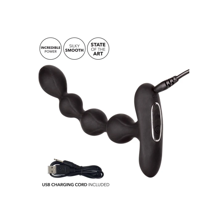 Sonda analna Eclipse ™ Slender - silikonowa, wodoodporna, 12 funkcji wibracji