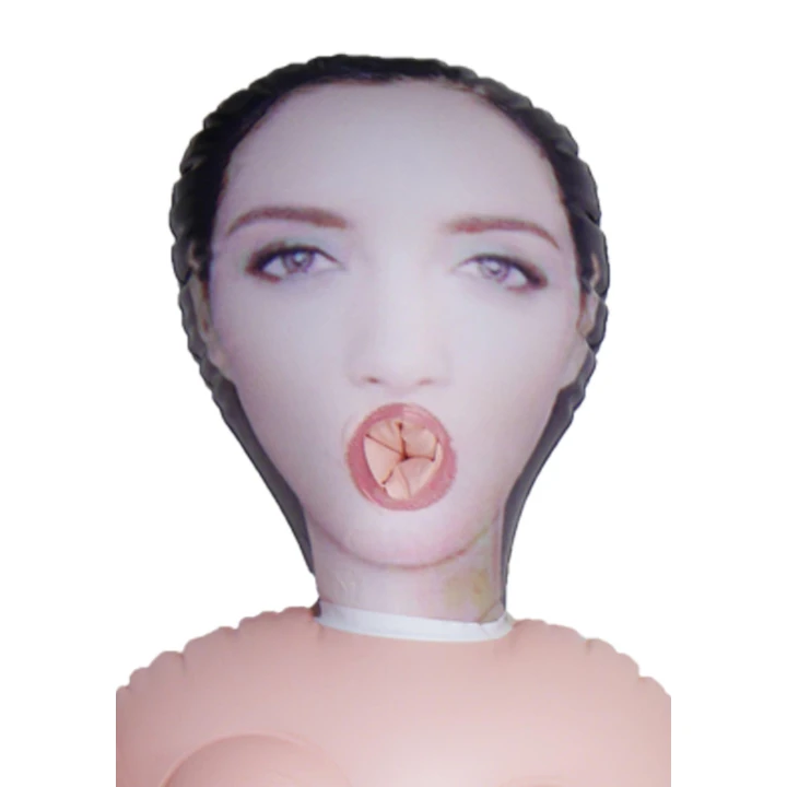 Lalka miłości Roma - naturalnych rozmiarów, nadrukowana twarz, 3 otwory miłosne