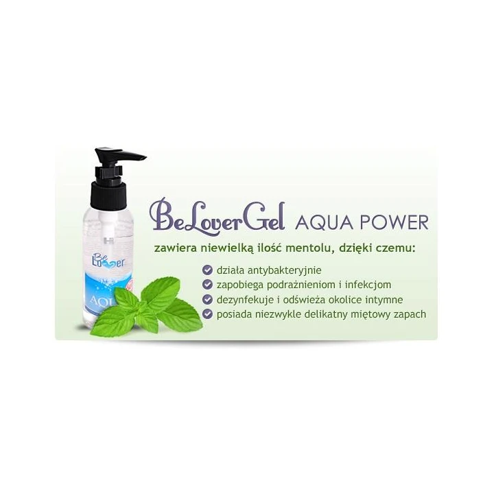 Żel intymny Be Lover Aqua 100ml – długotrwały, łagodzący, do wszystkich rodzajów miłości