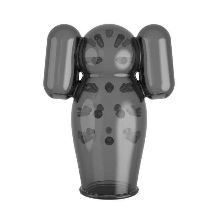 Masturbator wibracyjny Me You Us z miękkim rękawem i stymulującymi guzkami