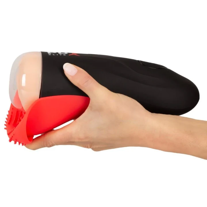 Masturbator PDX Elite z funkcją rytmicznego ssania i wibracji, długość 26,8 cm