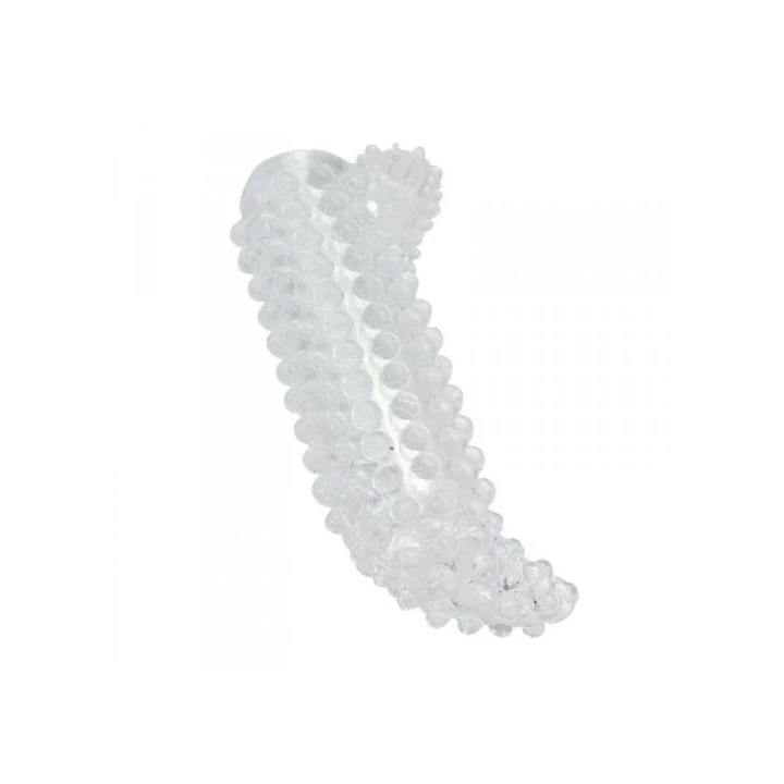 Stymulator G-spot, przedłużka z miękkiego materiału, indywidualne opakowanie.