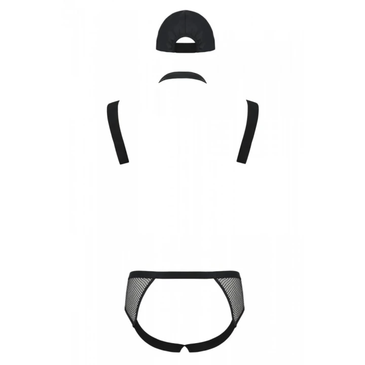 Body męski CASMIR MEN - Passion John, Oeko-Tex L/XL, niefarbujący, z czapką