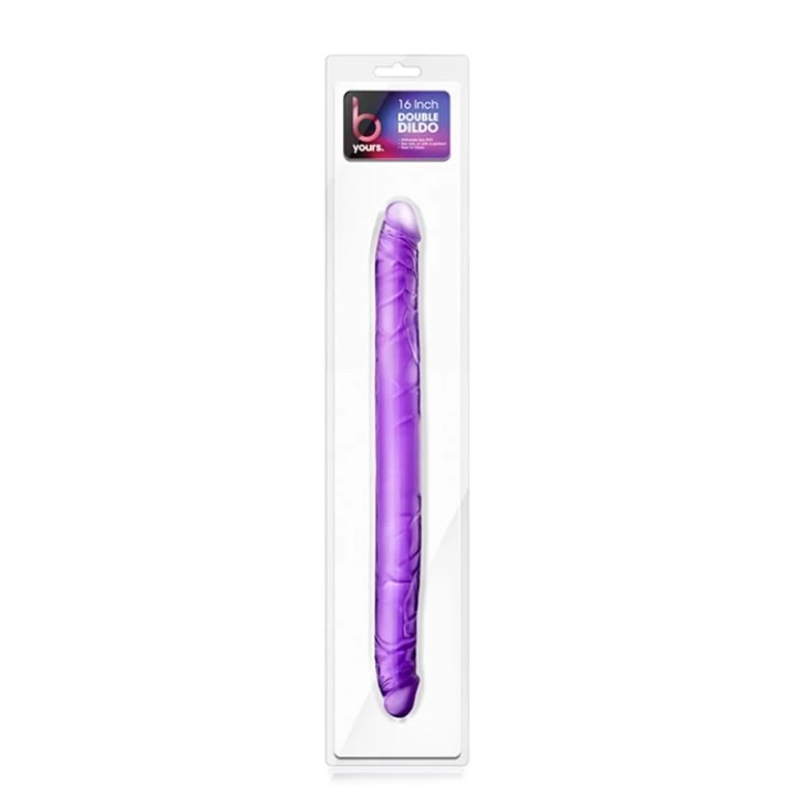 Dildo B YOURS 16 cali, PVC, realistyczne doznania, podwójna penetracja