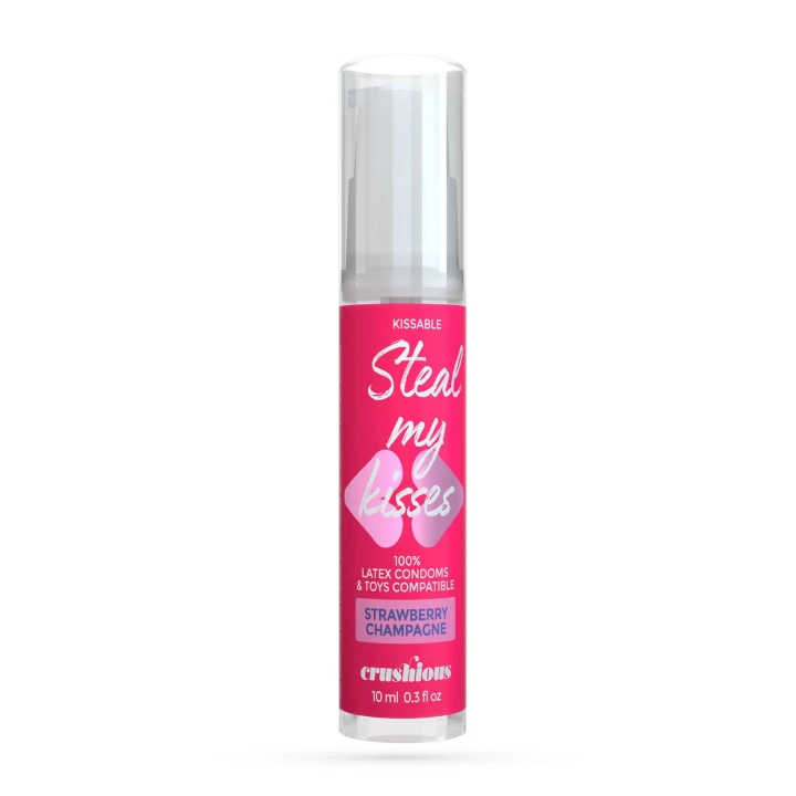 Żel intymny CRUSHIOUS Steal My Kisses, truskawkowy, 10ml, 100% jadalny