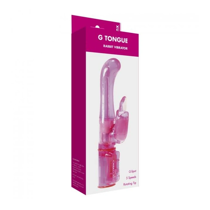 Wibrator typu króliczek Rabbit, stymulacja łechtaczki, 5 trybów wibracji, różowy