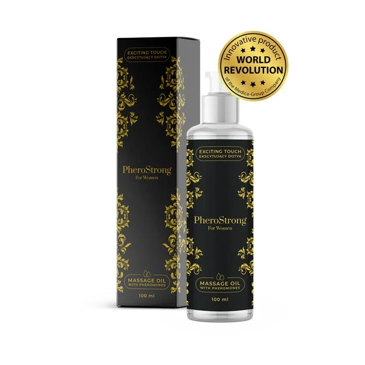 Olejek do masażu PheroStrong, 100 ml, z feromonami, delikatna konsystencja, nietłusty