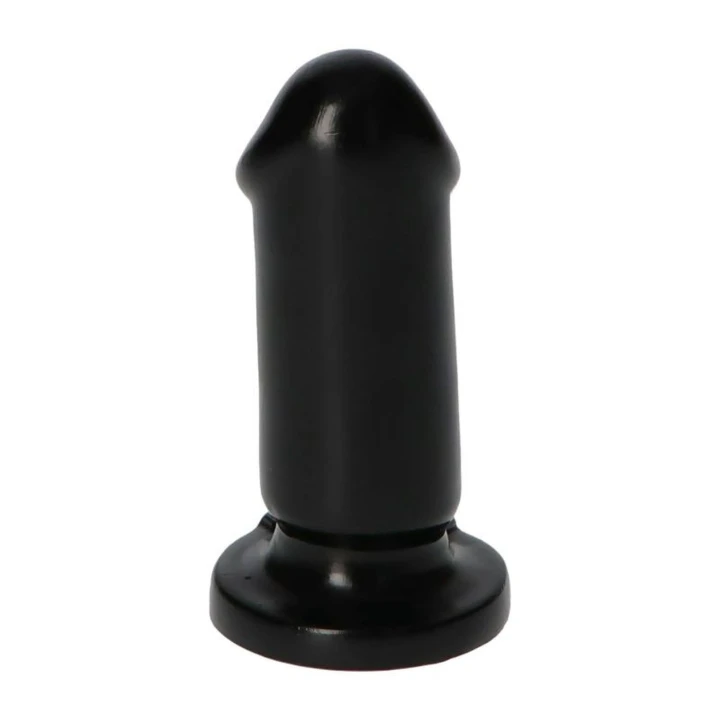 Dildo Mio Black, 8 cm, z przyssawką, dla początkujących, wodoodporny