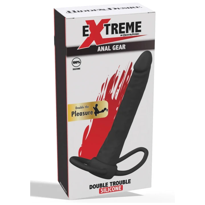 Penetrator analny Extreme by Hidden Desire, silikonowy, długość 15,5 cm, anatomiczny