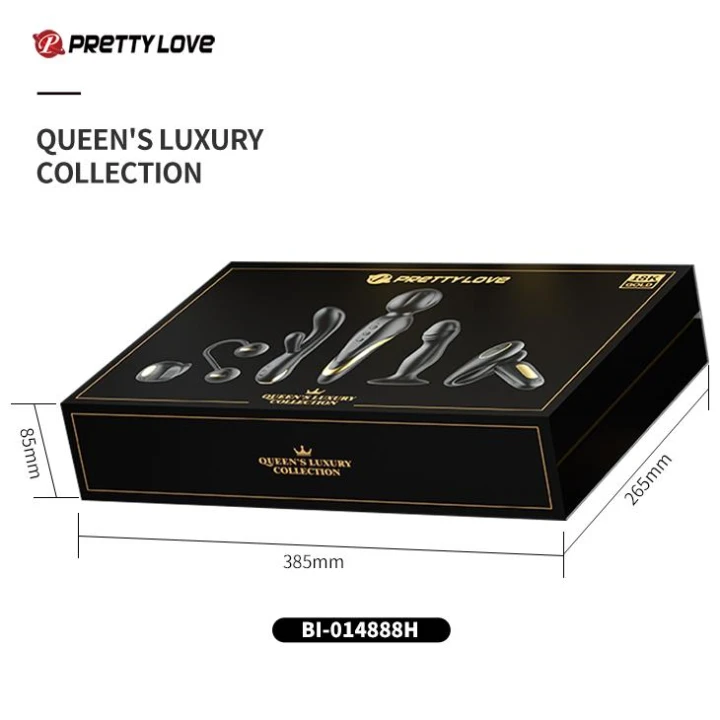 Zestaw wibracyjny - PRETTY LOVE Queen's Luxury Collection, 7 funkcji, bezprzewodowy pilot