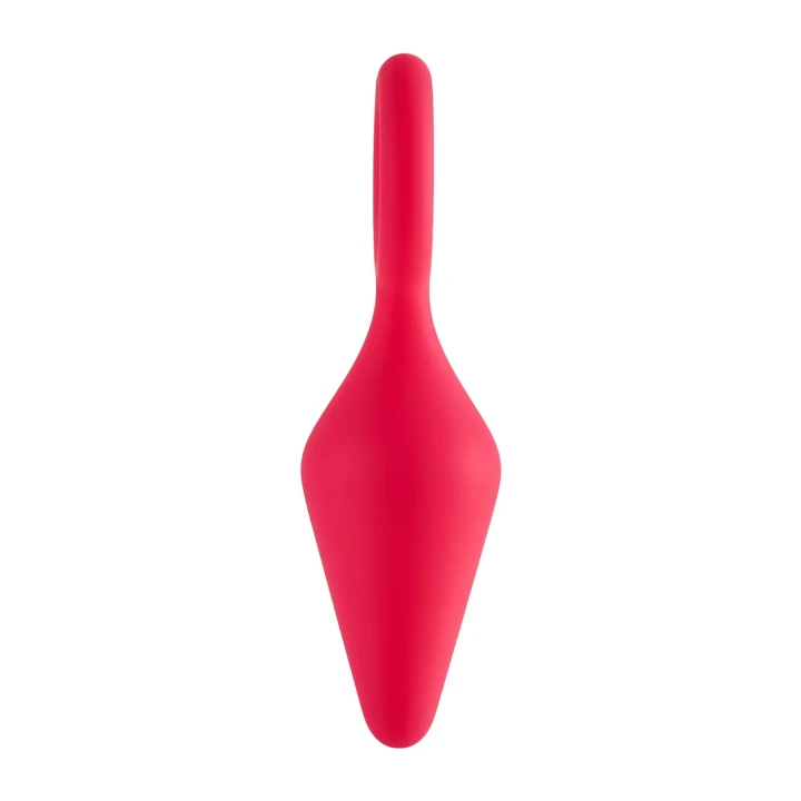 Korek analny Dreamtoys Love Signal – silikonowy, IPX8, 9 cm, pierścień bezpieczeństwa