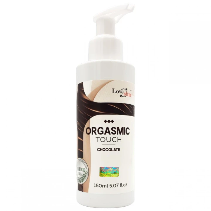 Żel do masażu erotycznego LoveStim - Orgasmic Touch, czekoladowy, 150 ml