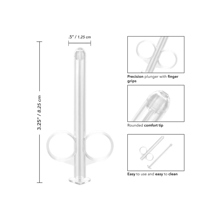 Aplikator smaru ABS - Lube Tube, 2 sztuki, wodoodporny, precyzyjne dozowanie, wielokrotnego użytku
