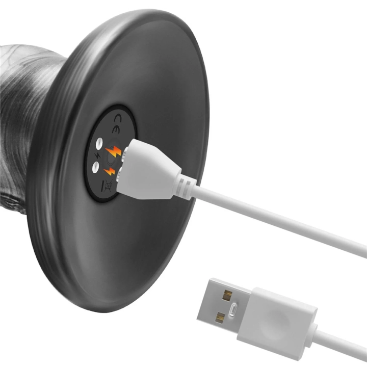 Wibrator analny Vibrax Slider, 40,6 cm długości, 10 funkcji wibracji, wodoodporny