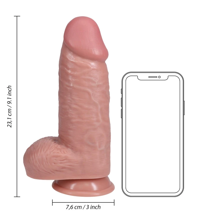 Dildo RealRock, PVC, 9