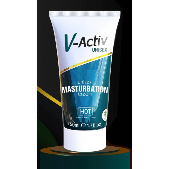 Krem do masturbacji V-Activ HOT CBD 50 ml — uniseks, stymulujący, lekko rozgrzewający