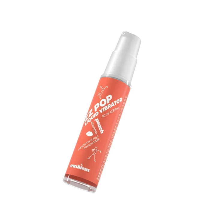 Żel stymulujący ZZ POP - Aromatyczny, 10ml, Efekt wibracji, Brzoskwiniowy zapach