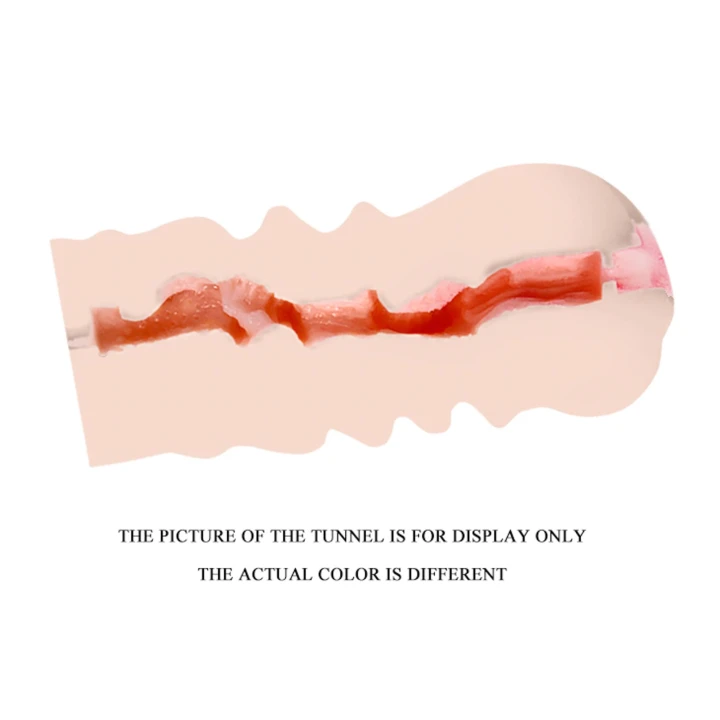 Masturbator erotyczny Baile 3D, wodoodporny, z realistycznym wnętrzem i antypoślizgową powłoką