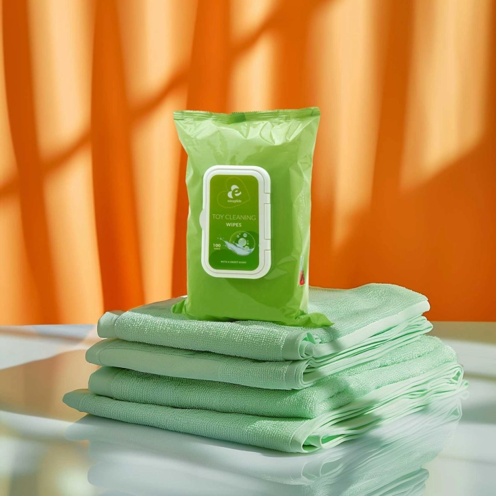 Chusteczki do czyszczenia zabawek EasyGlide – 100 szt., delikatne, bezzapachowe
