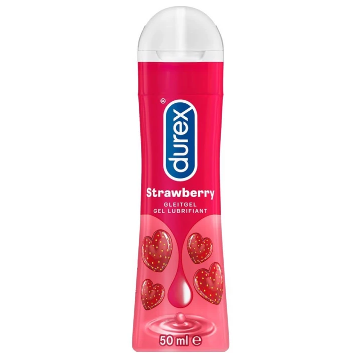 Żel intymny Durex Play Strawberry – nawilżający, rozpuszczalny w wodzie, 50 ml