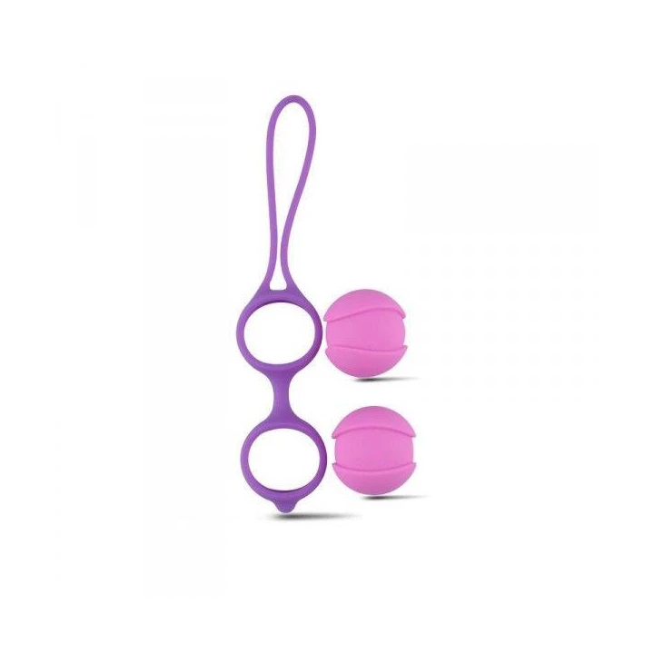 Kulki waginalne, silikonowe Bi-Balls, średnica 3 cm, długość 16 cm, wodoodporne