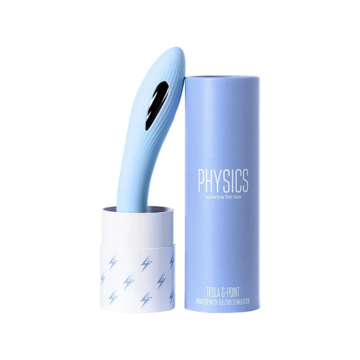 Wibrator do punktu G PHYSICS TESLA, silikon, 21cm długości, 20 trybów stymulacji