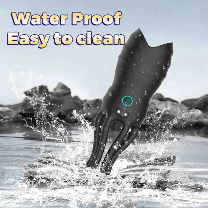 Masażer do ciała Octopus, medyczny silikon, 10 trybów wibracji, wodoodporny