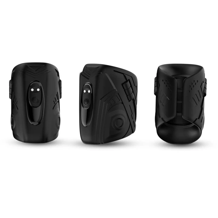 Wibrująca nakładka silikonowa Mechwarrior Black, 9 funkcji, kompaktowy rozmiar 8,2 cm