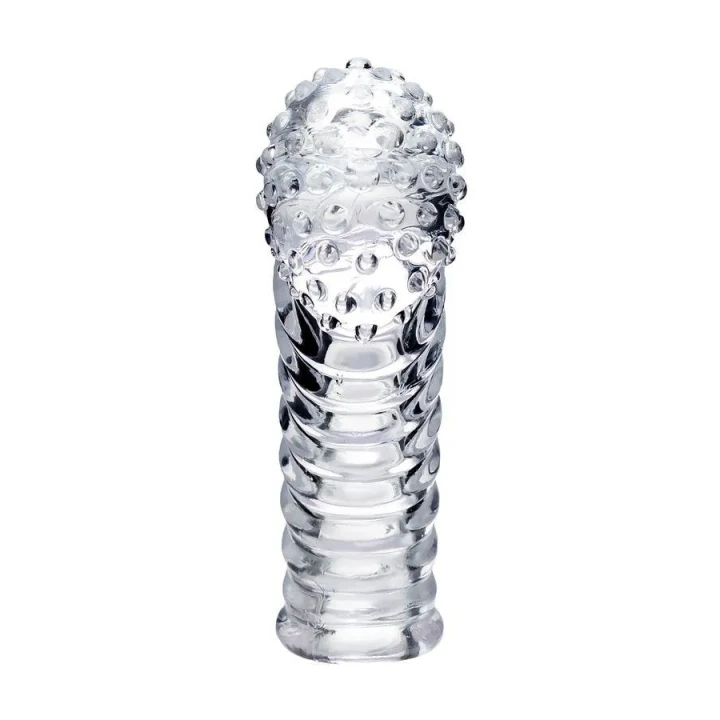 Nasadka powiększająca penisa A-toys, silikonowa, przezroczysta, 8,5 cm