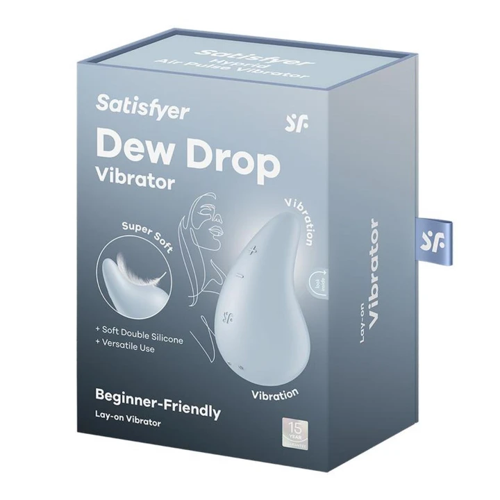 Stymulator łechtaczki Satisfyer Dew Drop, silikon, 12 programów wibracji, wodoodporny IPX7