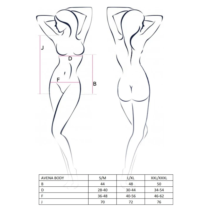 Body CASMIR AVENA XXL/XXXL, regulowane ramiączka, satynowy materiał, koronka