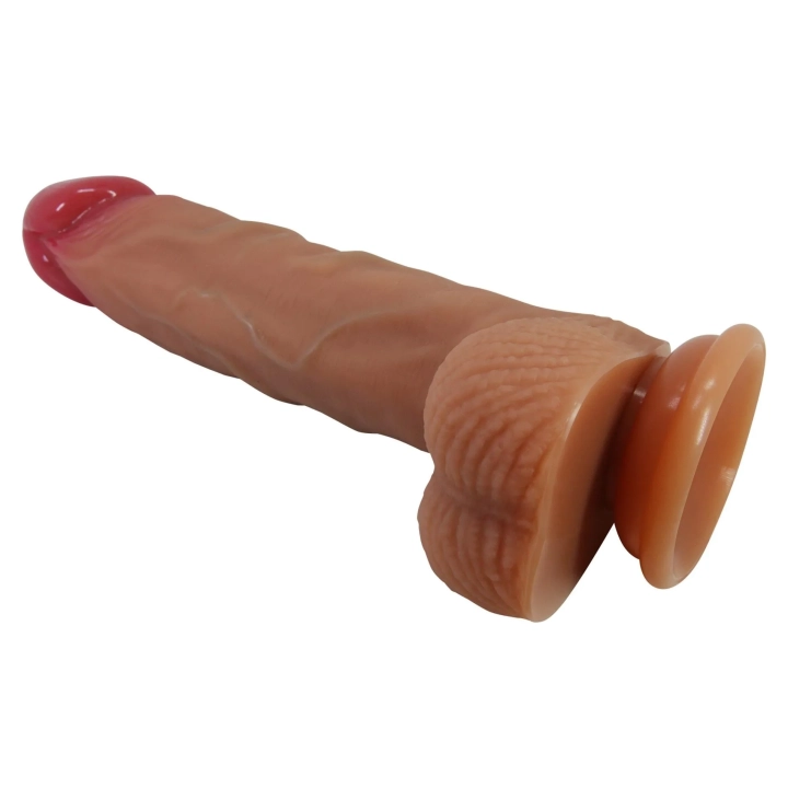 Dildo Pretty Love Lisle 20,6 cm, silikon, wodoodporny, przyssawka kompatybilna z uprzężą