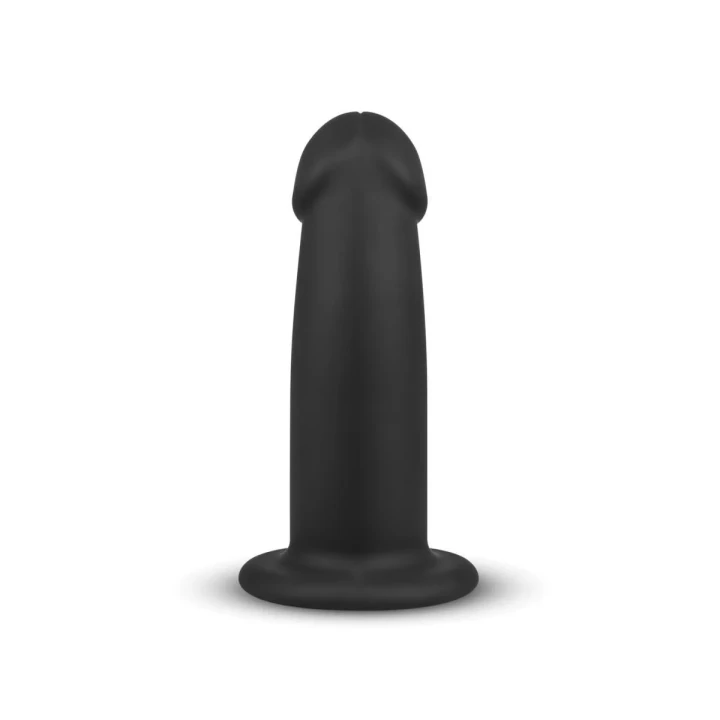 Dildo NO-PARTS Charlie 14,5 cm - ergonomiczny, z silikonu, czarny