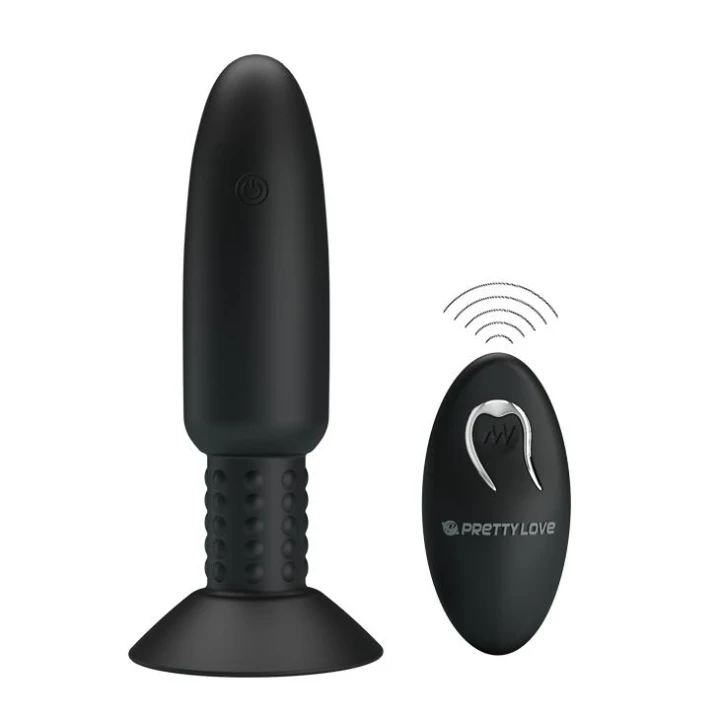 Wtyczka analna - Pretty Love, 4 wibracje, 4 obroty, wodoszczelna, USB rechargeable