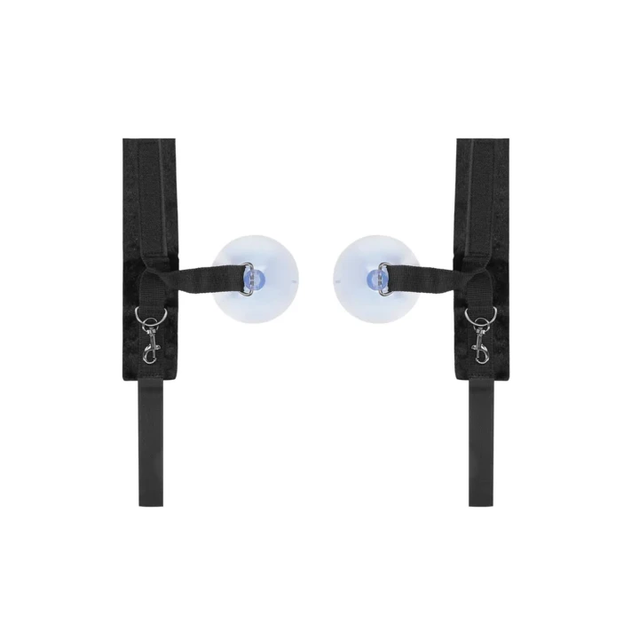 Ograniczniki nadgarstkowe z przyssawkami - iron, polyester, długość 27,5 cm.